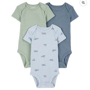 Carter's Child of Mine Baby Bodysuits, 3-Pack, Sizes 6-9 months (15)
